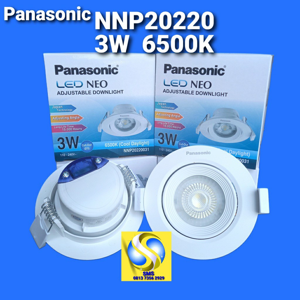 DOWNLIGHT LED 3 W ADJUSTABLE PANASONIC