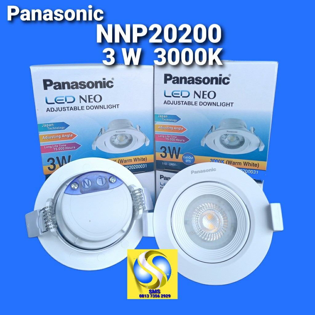 DOWNLIGHT LED 3 W ADJUSTABLE PANASONIC