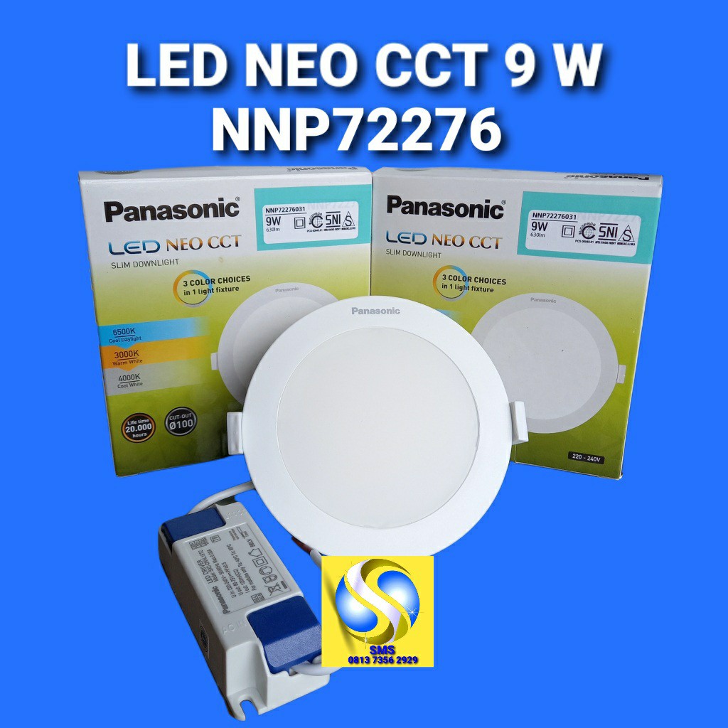 DOWNLIGHT LED CCT 9 W 3 COLORS