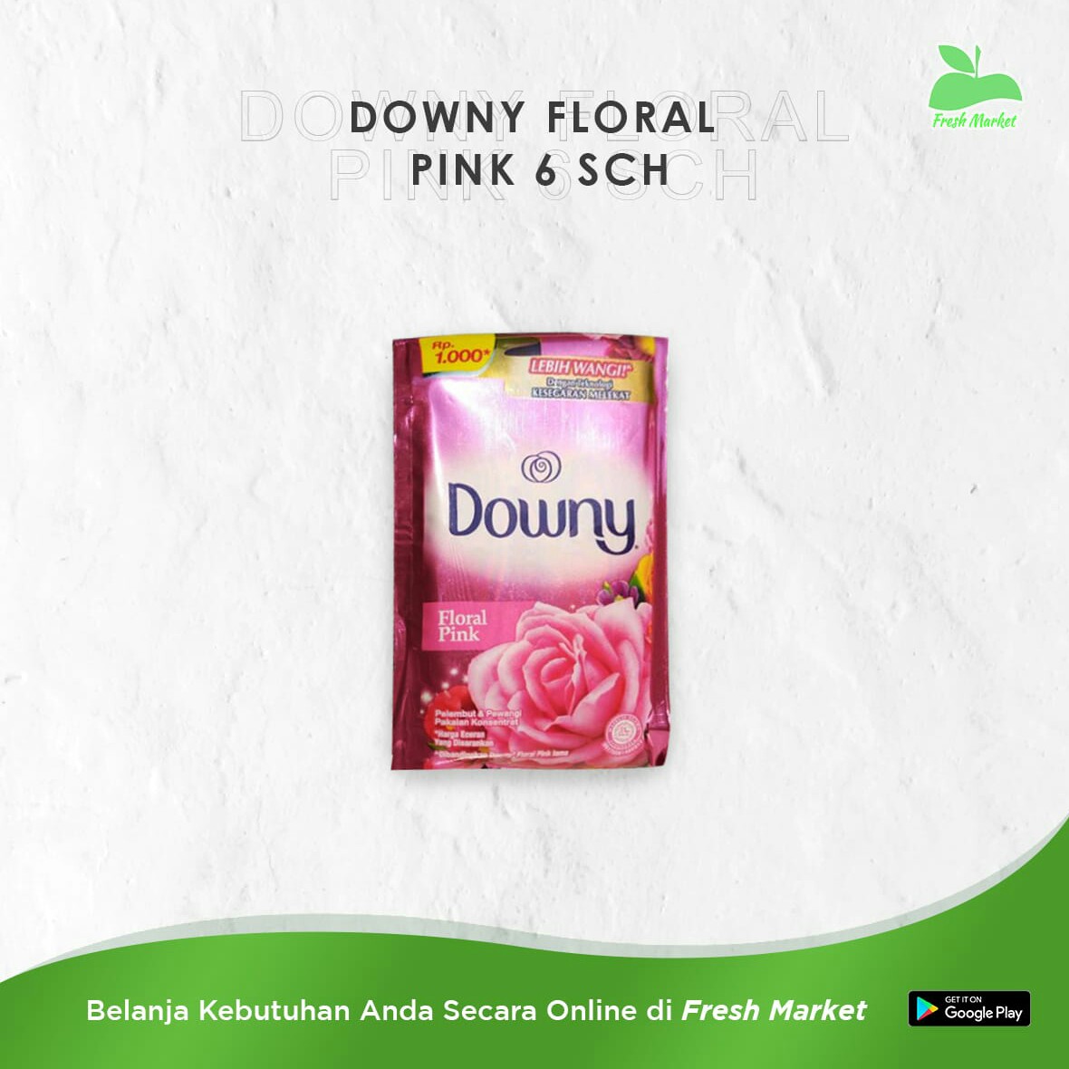 DOWNY FLORAL PINK 6 SACHET