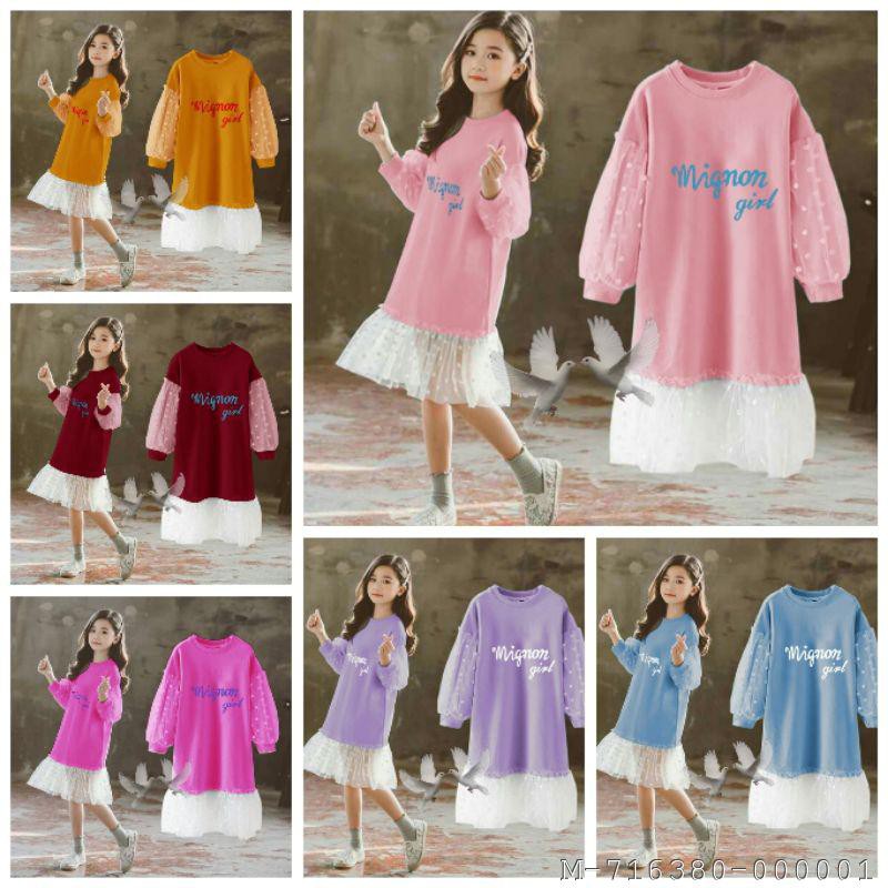 DRESS ANAK PEREMPUAN MIGNON BABYTERRY