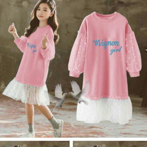 DRESS ANAK PEREMPUAN MIGNON BABYTERRY 5