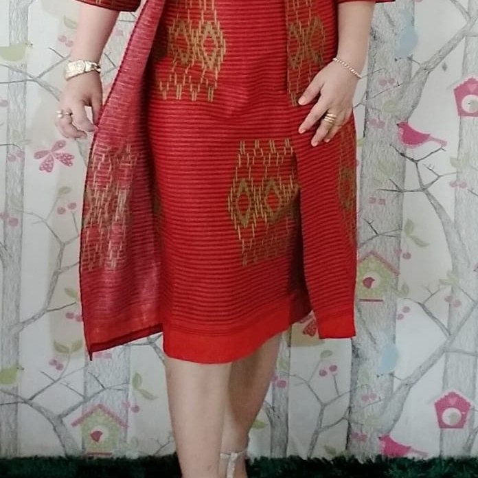 DRESS BUKA TUTUP ETNIK 2