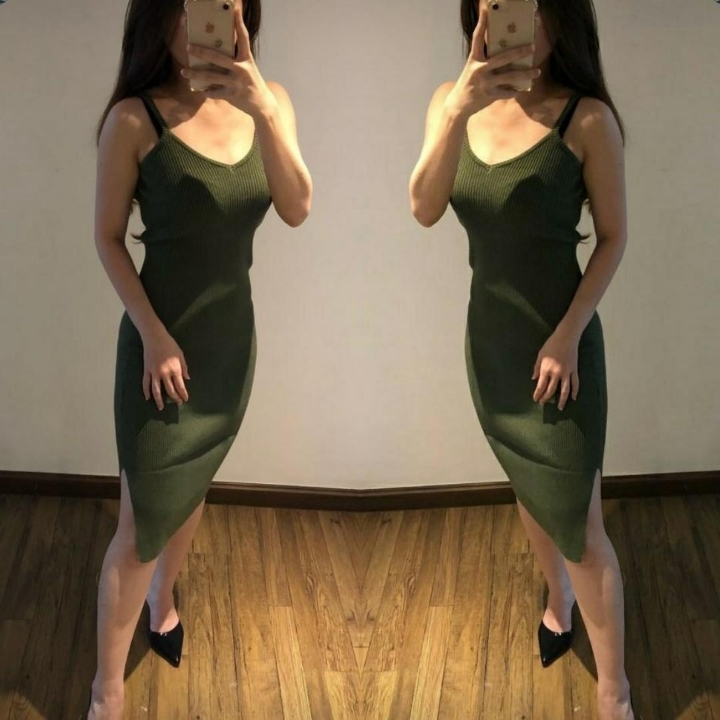 DRESS HELLENA GREEN