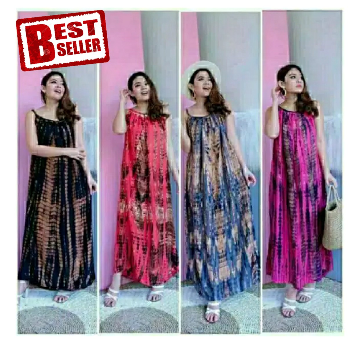 DRESS LOBEK PANJANG BALIDASTER LOBEK PANJANG BALI