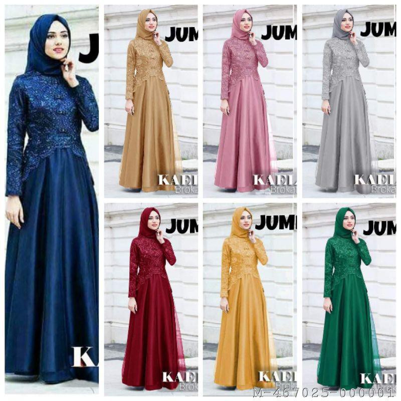 DRESS MAXI MUSLIM JUMBO KEYLA