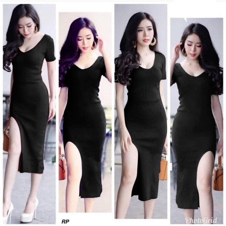 DRESS MELANIE BLACK