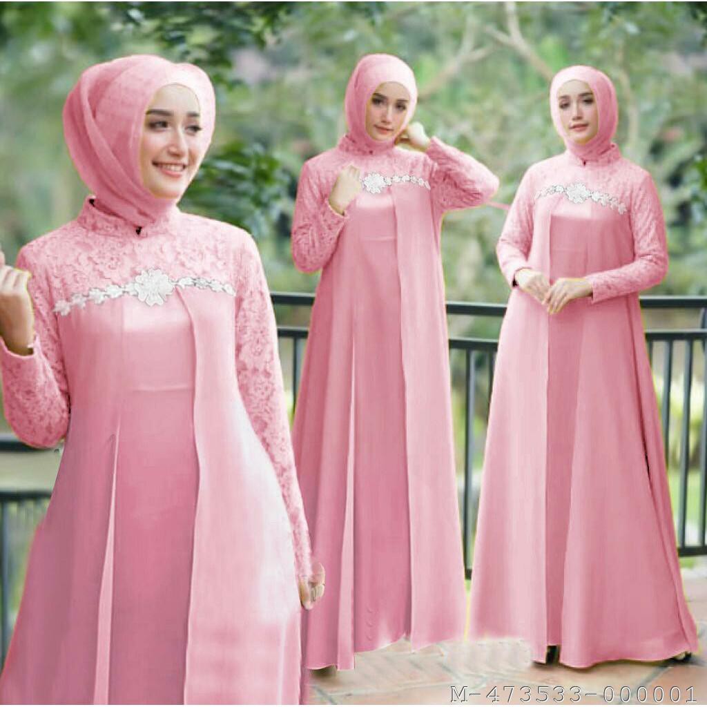 DRESS MUSLIM MAXI BRUKAT