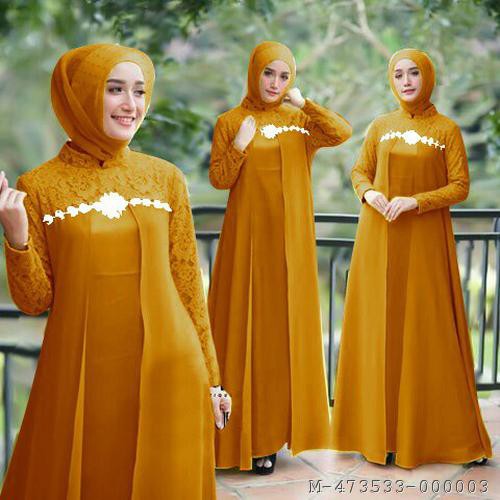 DRESS MUSLIM MAXI BRUKAT 2