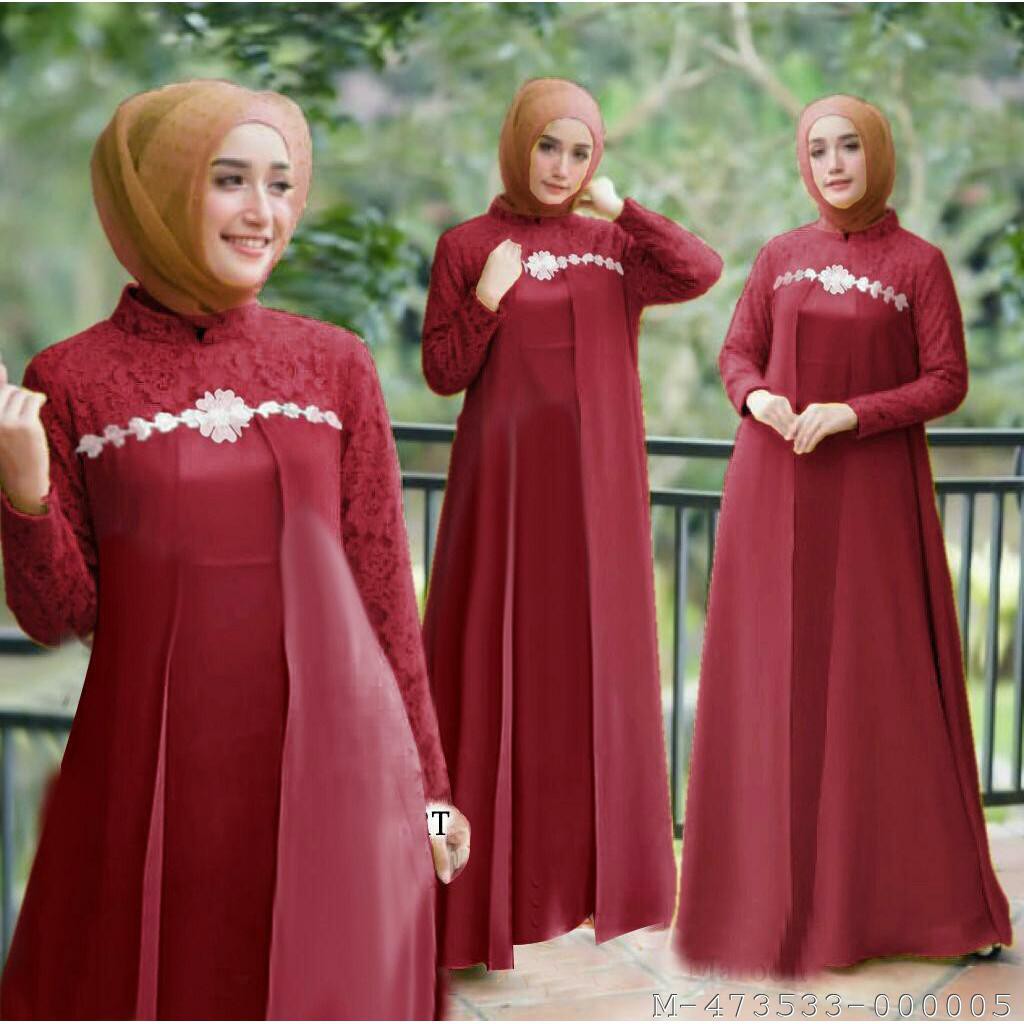 DRESS MUSLIM MAXI BRUKAT 3