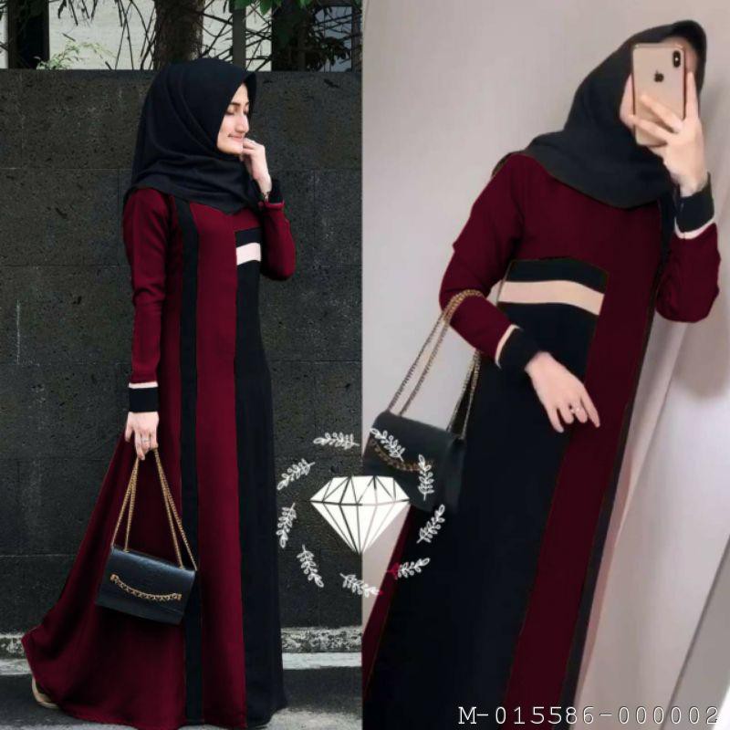 DRESS MUSLIM MAXI WANITA ARIELLA 4