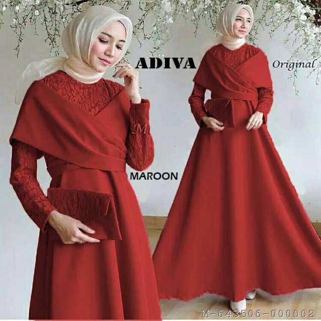 DRESS MUSLIM WANITA ADIVA