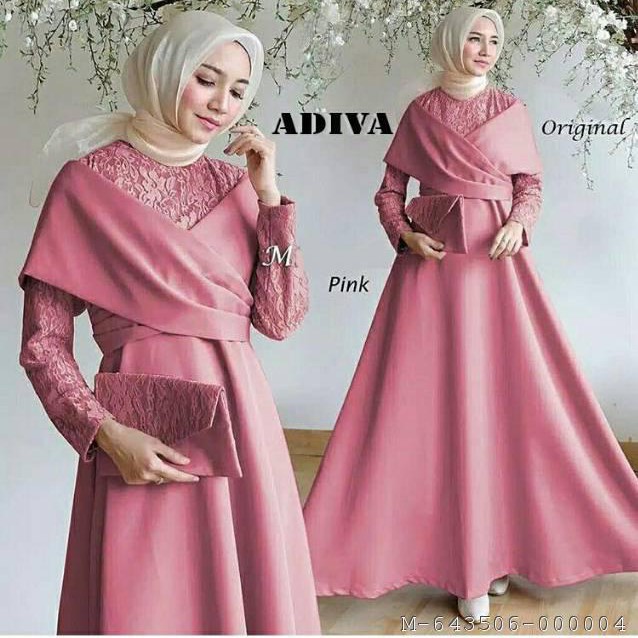 DRESS MUSLIM WANITA ADIVA 2