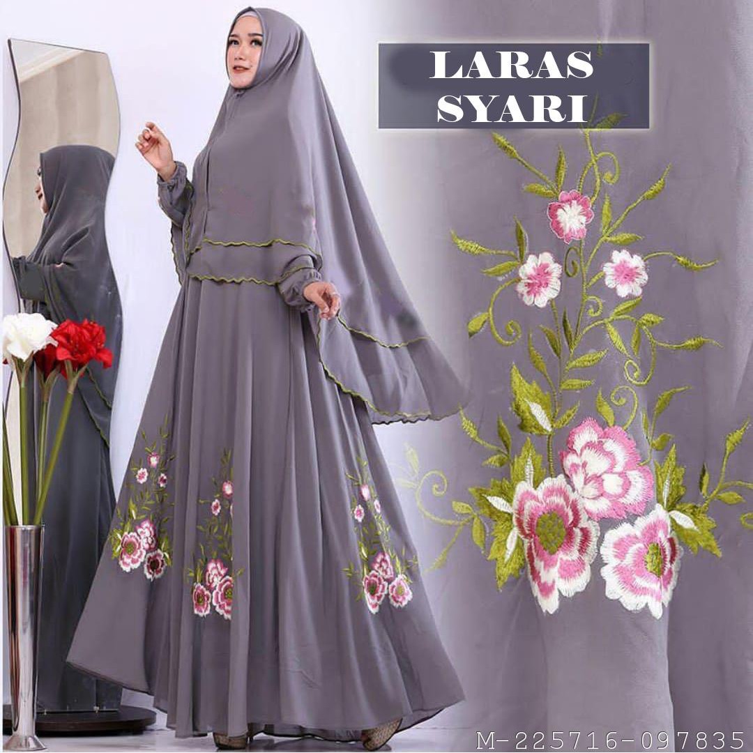 DRESS MUSLIM WANITA LARAS JERSEY 3