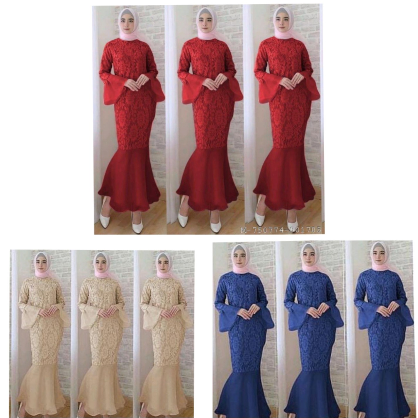 DRESS MUSLIM WANITA MAXI DUYUNG