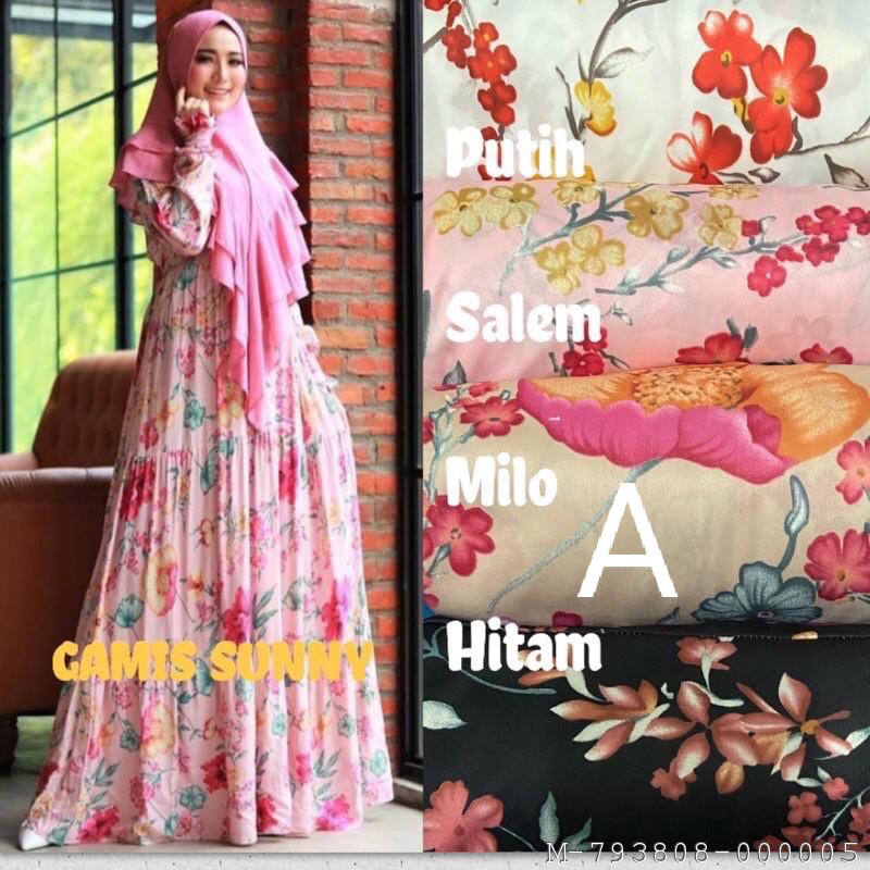 DRESS MUSLIM WANITA MOTIF HYGET Rp Eh