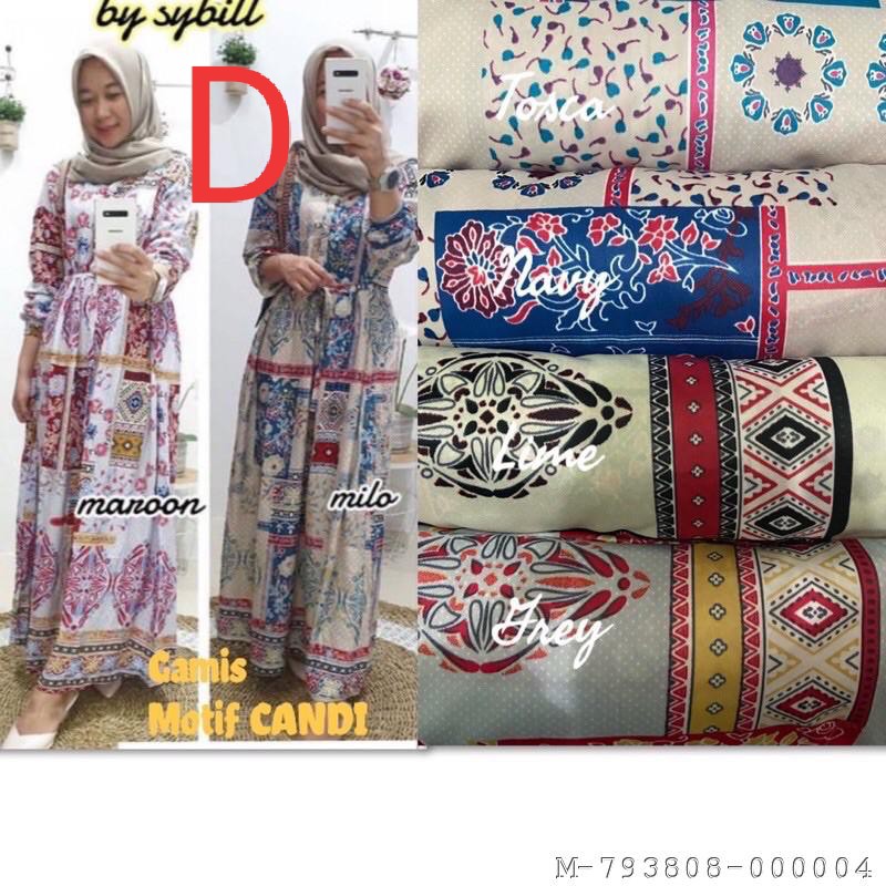 DRESS MUSLIM WANITA MOTIF HYGET Rp Eh 4