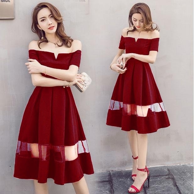 DRESS SUZUNE MAROON