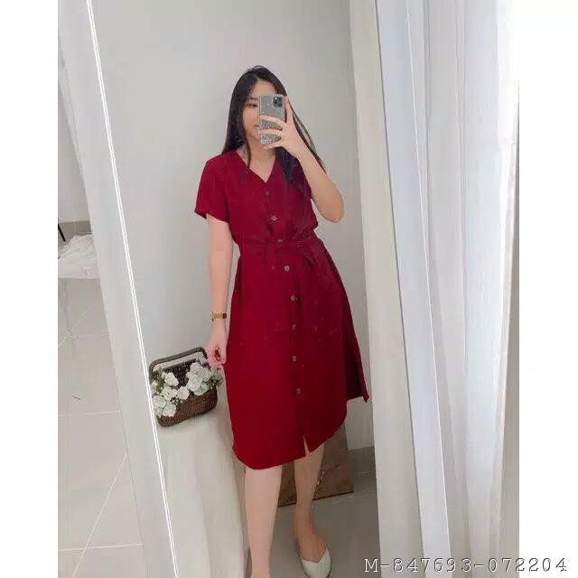 DRESS WANITA CLARISSA MOSCREPE 2