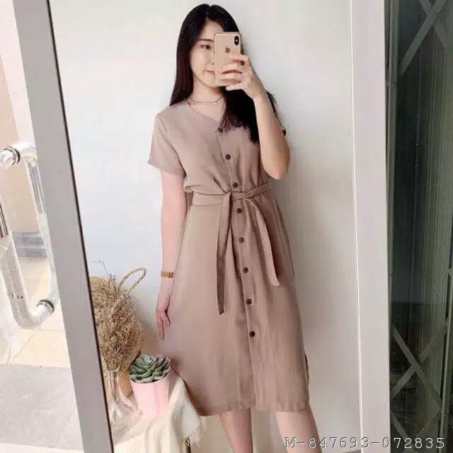 DRESS WANITA CLARISSA MOSCREPE 3