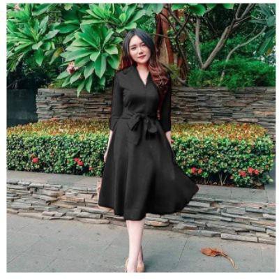 DRESS WANITA FASHION VELVETA 3