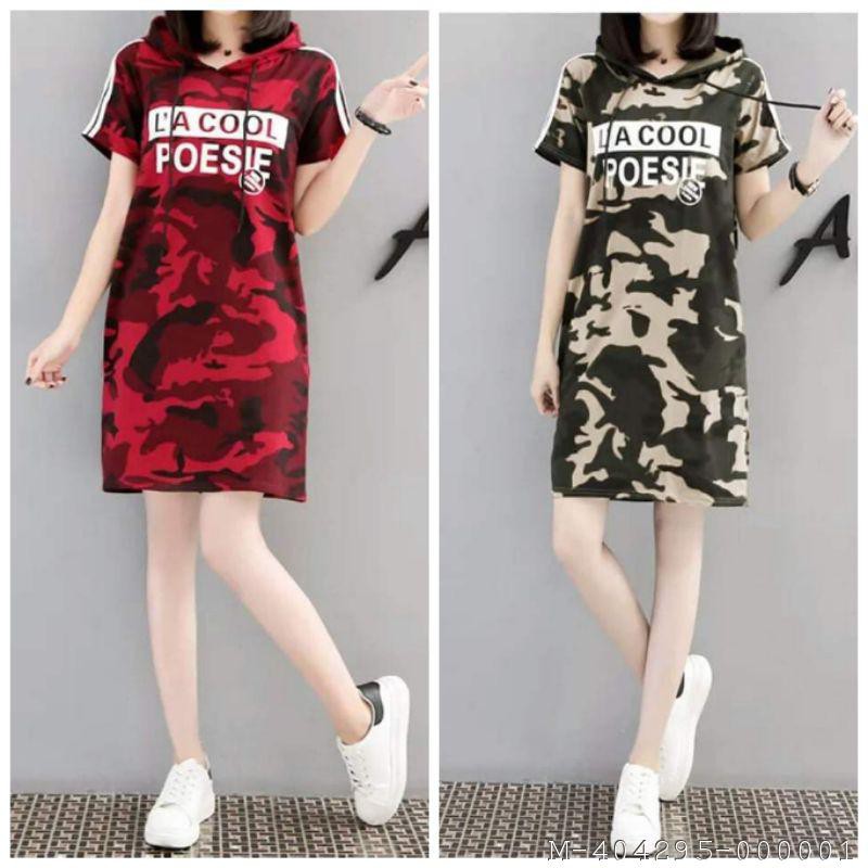 DRESS WANITA HODIE COOL LORENG