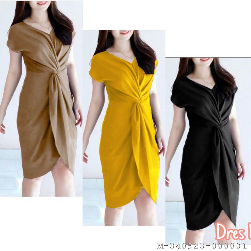 DRESS WANITA KEURA MOSCREPE