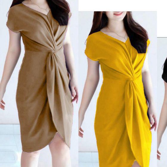 DRESS WANITA KEURA MOSCREPE 2