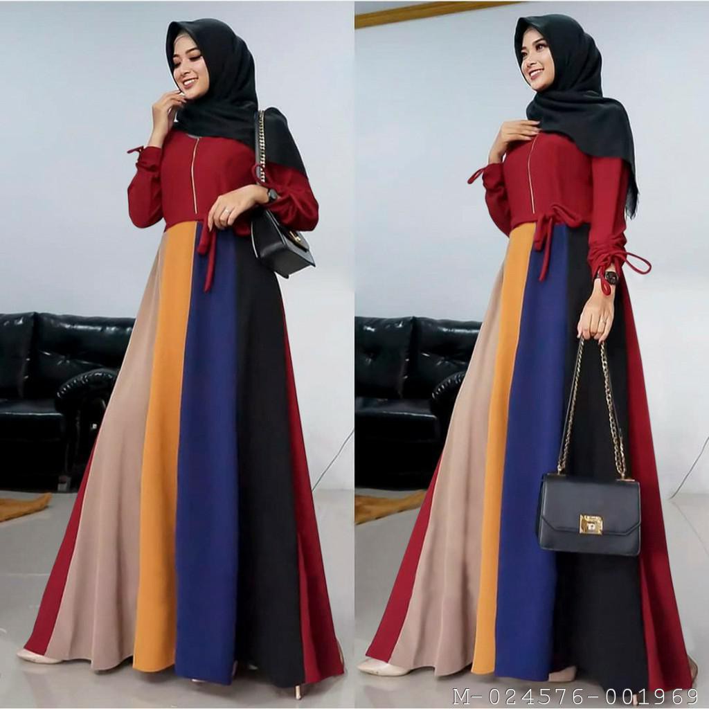 DRESS WANITA MAXI PELANI 2