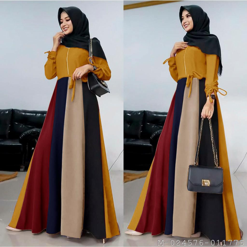 DRESS WANITA MAXI PELANI 3