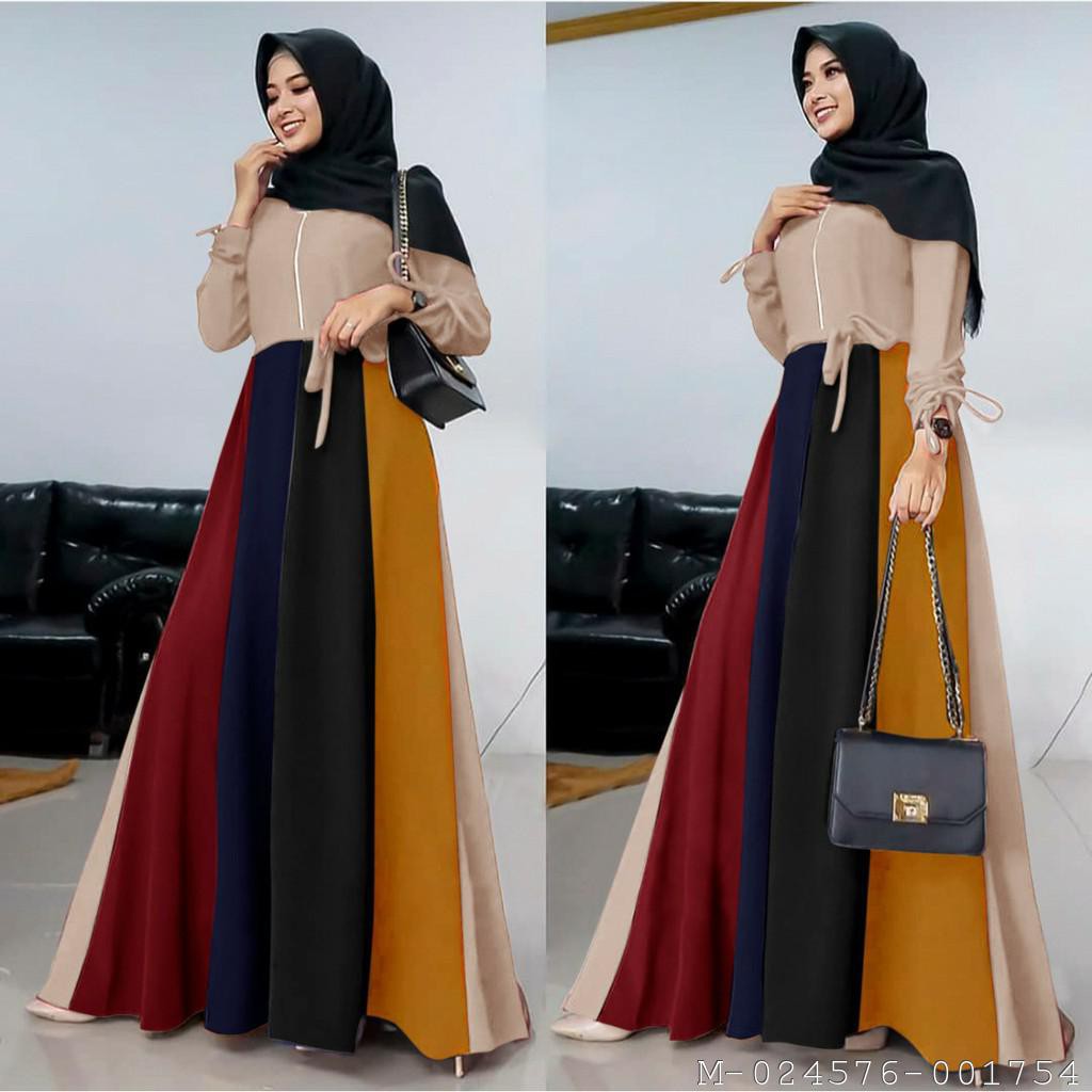 DRESS WANITA MAXI PELANI 5