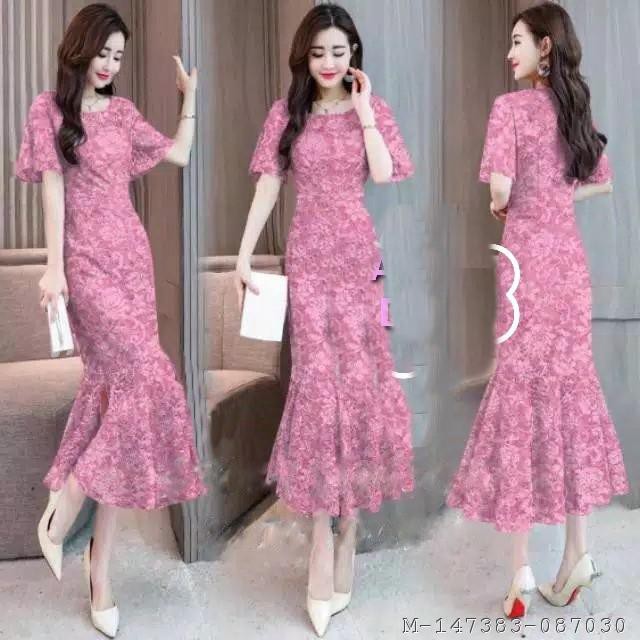 DRESS WANITA MELI BROKAT