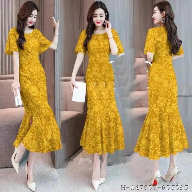 DRESS WANITA MELI BROKAT 3