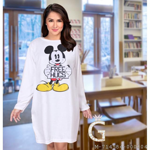 DRESS WANITA MOTIF MICKEY