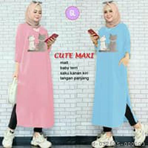 DRESS WANITA MUSLIM MAXI KITTY 2