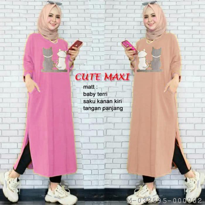 DRESS WANITA MUSLIM MAXI KITTY 3