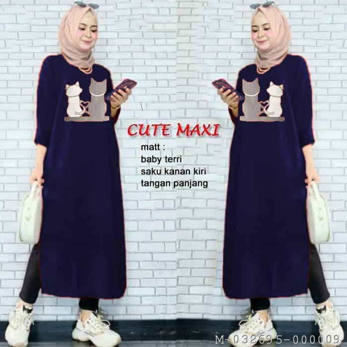 DRESS WANITA MUSLIM MAXI KITTY 4