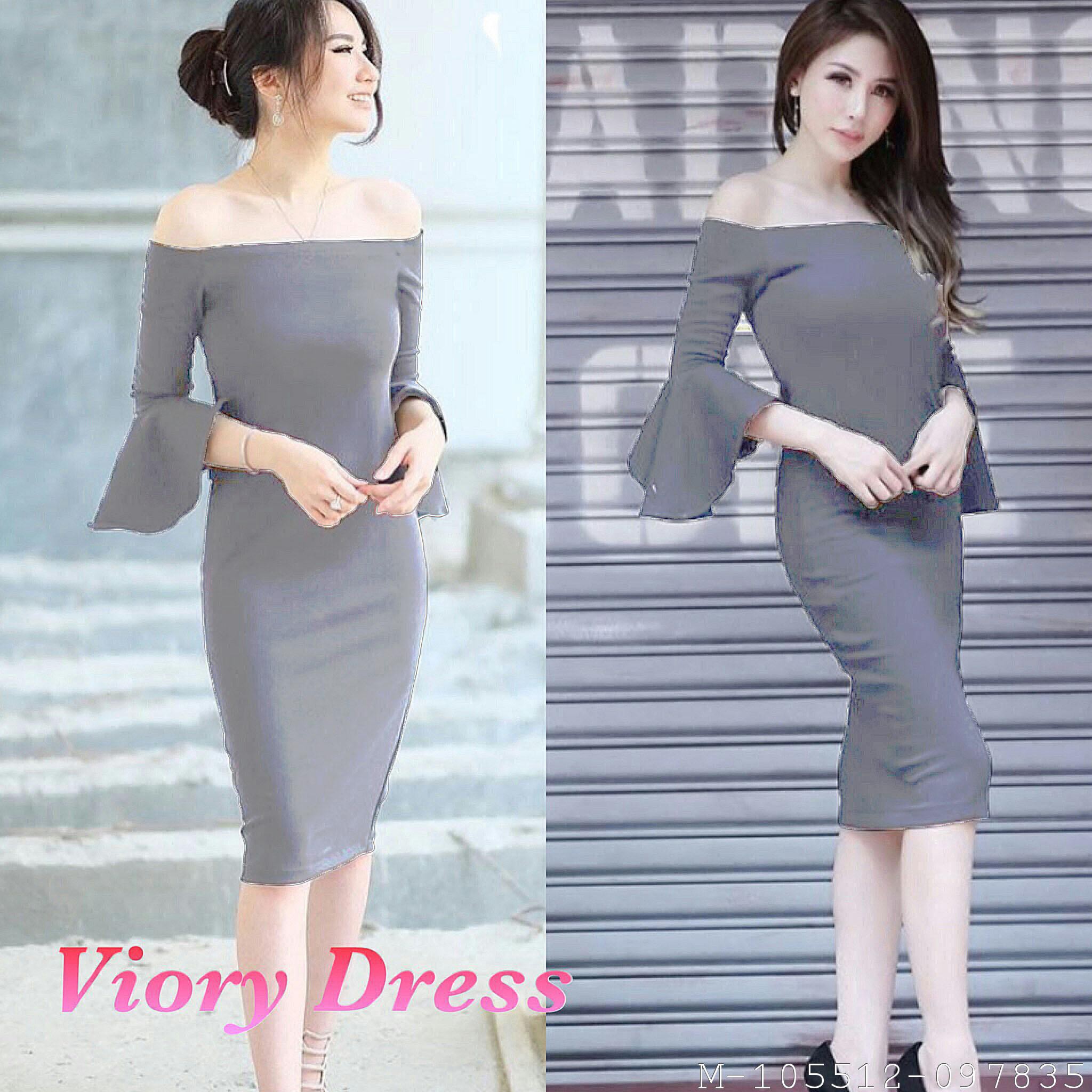 DRESS WANITA VIORY SPANDEK