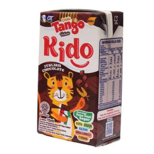 DRINK TANGO KIDO RASA COKLAT 115ML