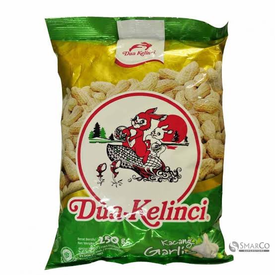 DUA KELINCI KACANG GARLIC NUT 250 GR