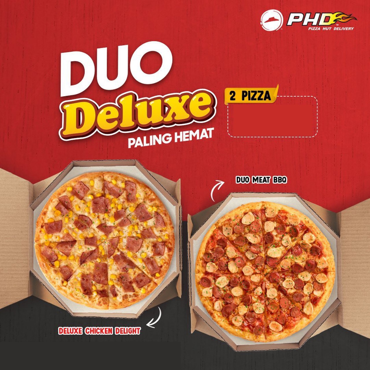 DUO Deluxe 2 Pizza Hut