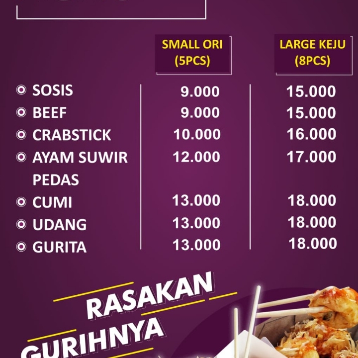 Daftar Menu