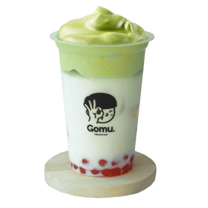 Dalgona Matcha Milk Bubble