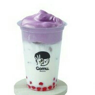 Dalgona Taro Milk  Buble