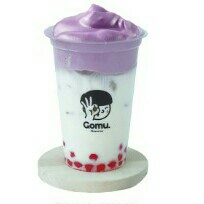 Dalgona Taro Milk Tanpa Buble