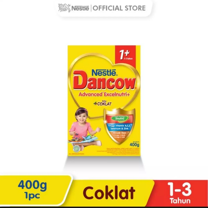 Dancow 1-3 coklat 400gr