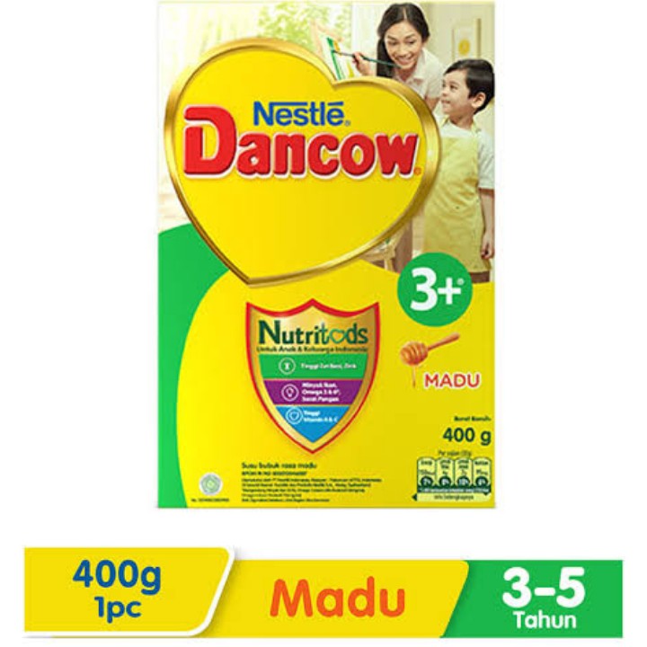 Dancow 3 Plus Rasa Madu 400 G