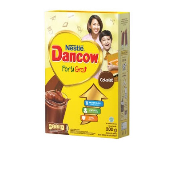 Dancow Fortigro Rasa Cokelat 200 G