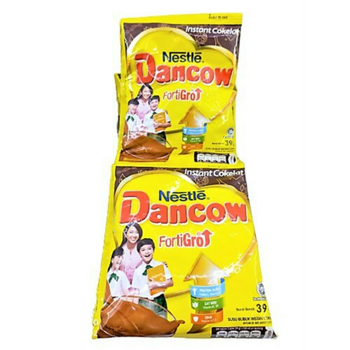 Dancow Fortigro sachet coklat 39g