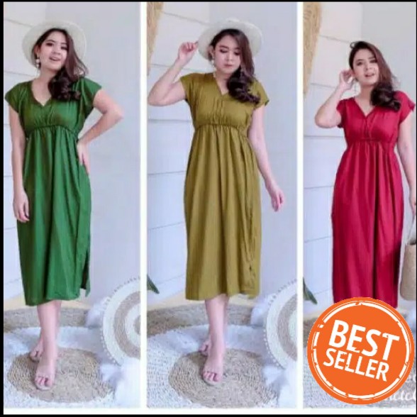 Daster BaliDress Manohara Bali Polos biasa dan busui